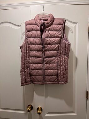 Puffer Vest Light Rose Quilted